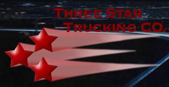 Three Star Trucking logo 1