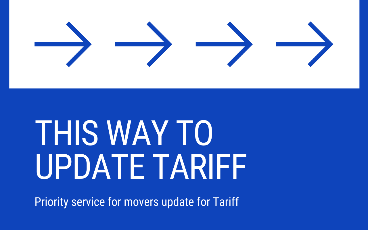Update Tariffs in the Moving Company Industry product image reference 3
