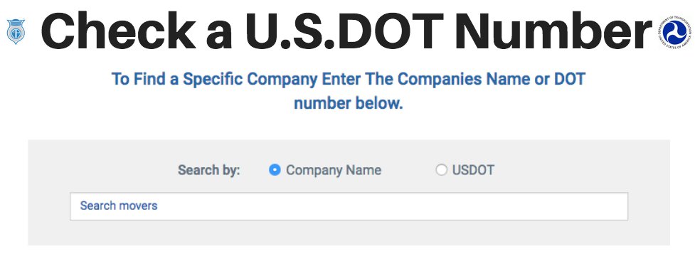 How to Check a USDOT Number 